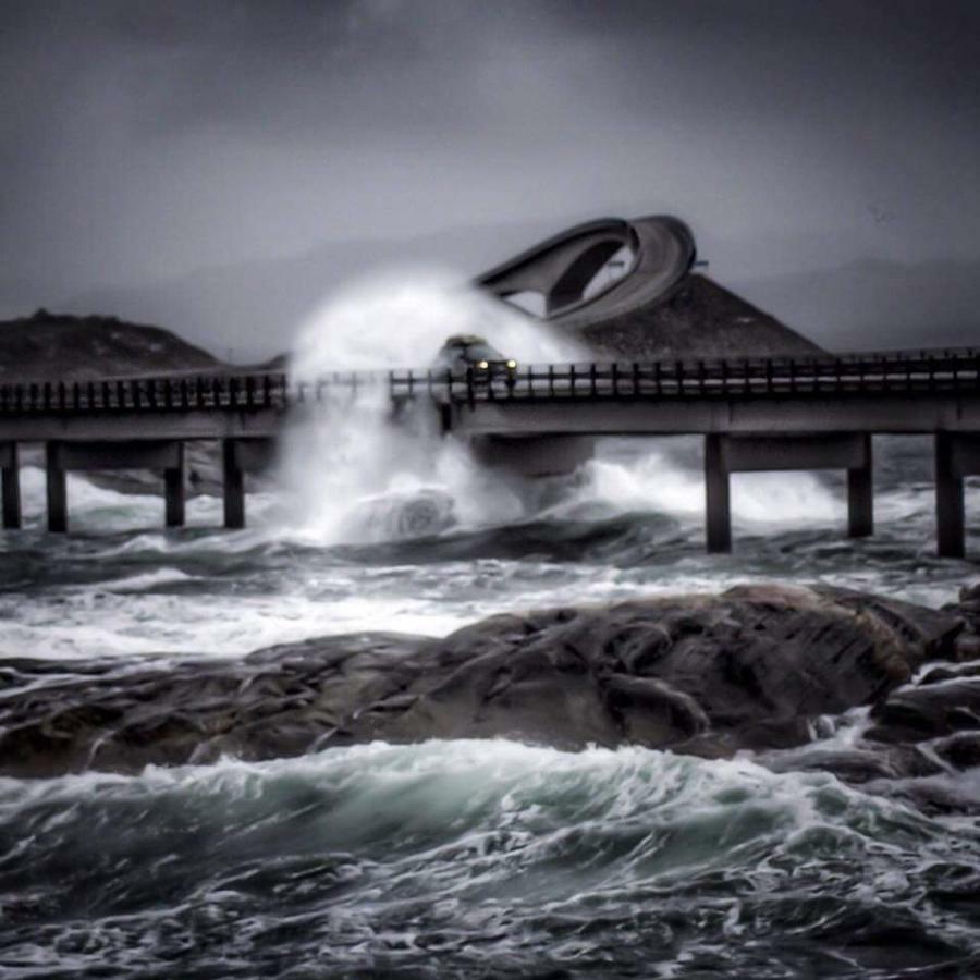 Ola Bua Near The Atlantic Road Apartment Lyngstad Exterior foto